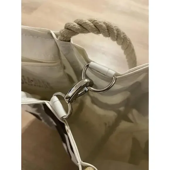 SEA BAGS of MAINE Number BUCKET HAND BAG = ROPE HANDLE =MADE OF OLD SAILS H91 - Picture 7 of 7